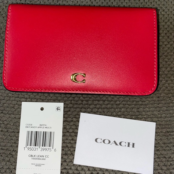 Coach Slim Card Case In Colorblock - Picture 4 of 4
